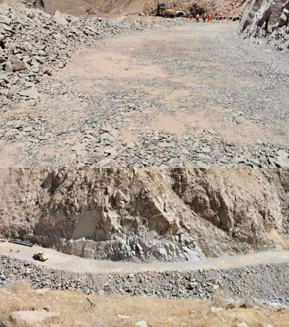 Subcontrato de movimiento de tierras para el proyecto "Reparación de línea de impulsión de agua en zona de Quebrada Incapuquio - Toquepala (SPCC)"